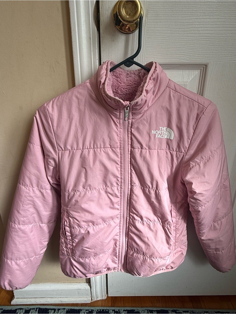 The North Face Kids' light Pink Reversible Jacket
